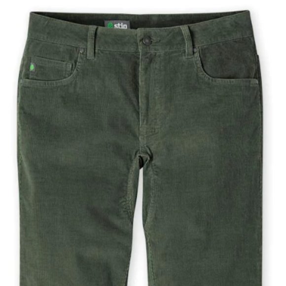 Nwt! Stio Men's Rivet Cord Pants Oakmoss/ Size-38W x 34L - Picture 5 of 11